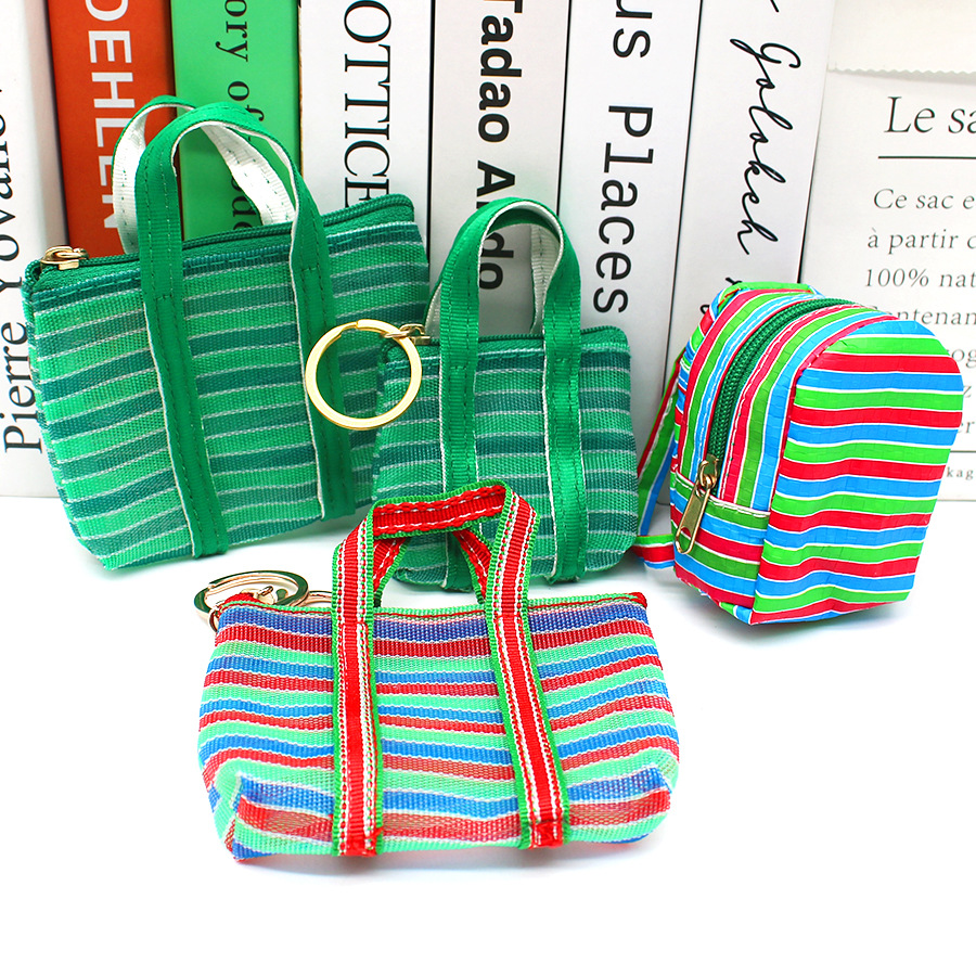 Mini Backpack Purse - 1Pc Key chain Fishing Net Bag