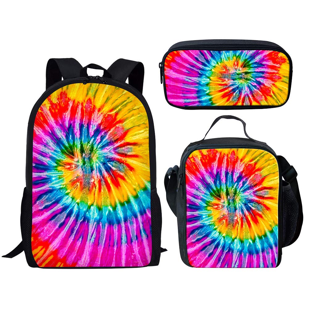 Rainbow Pride Stripes Print 3S - School Backpack Teen 评论和价格
