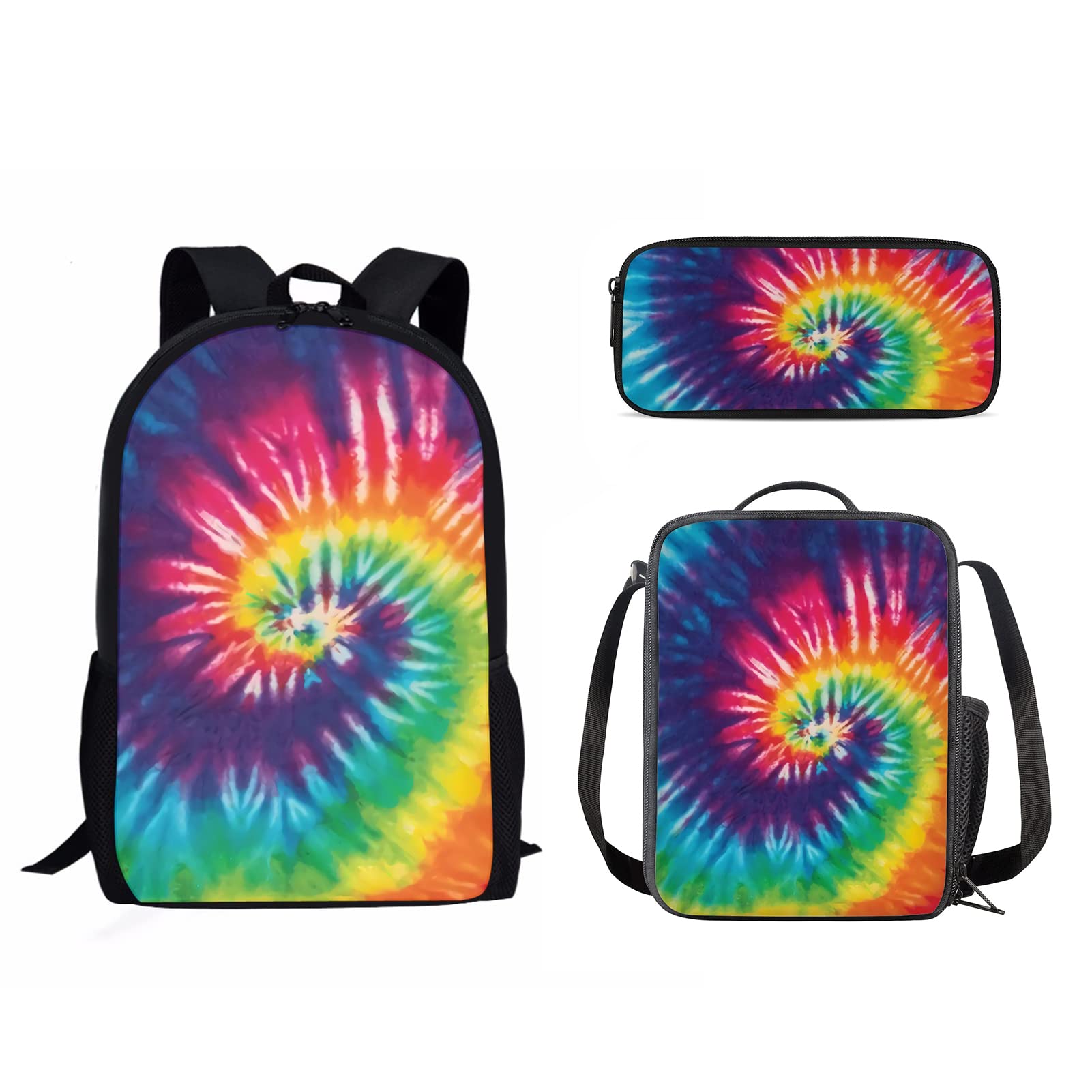 Rainbow Pride Stripes Print 3S - School Backpack Teen 评论和价格