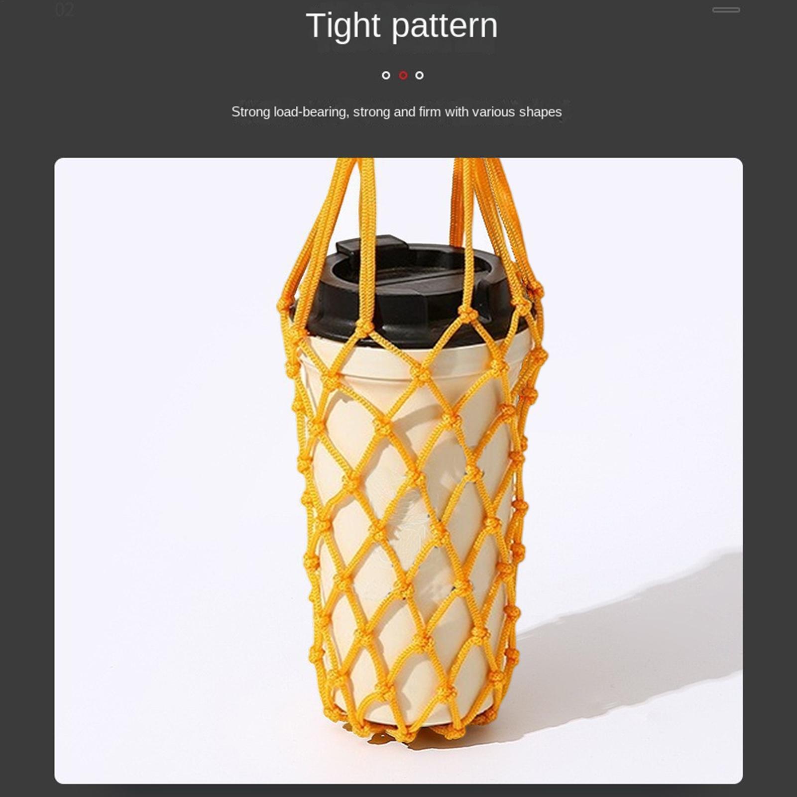1pcs Water Bottle Bag Crochet  - Hydration Pack Outdoor 评论和价格