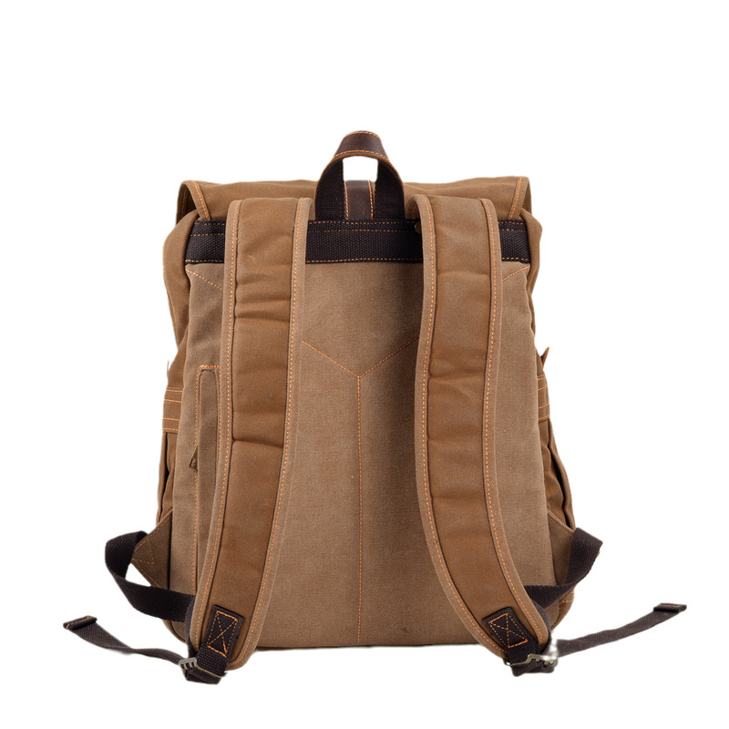 New wax canvas men's backpack  - Canvas Backpack Casual 评论和价格